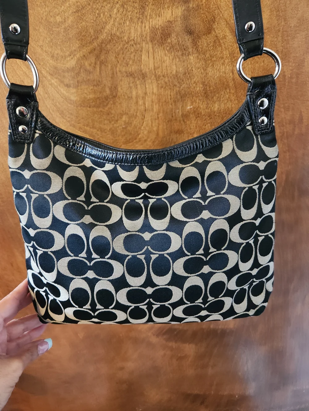 Coach Penelope Signature Hippie Crossbody